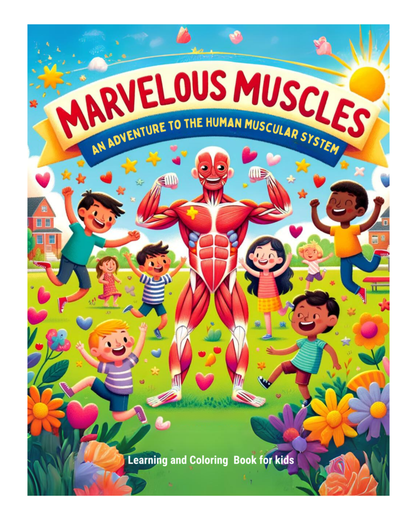 Marvelous Muscles: An Adventure to the Human Muscular System | Learning & Coloring Book