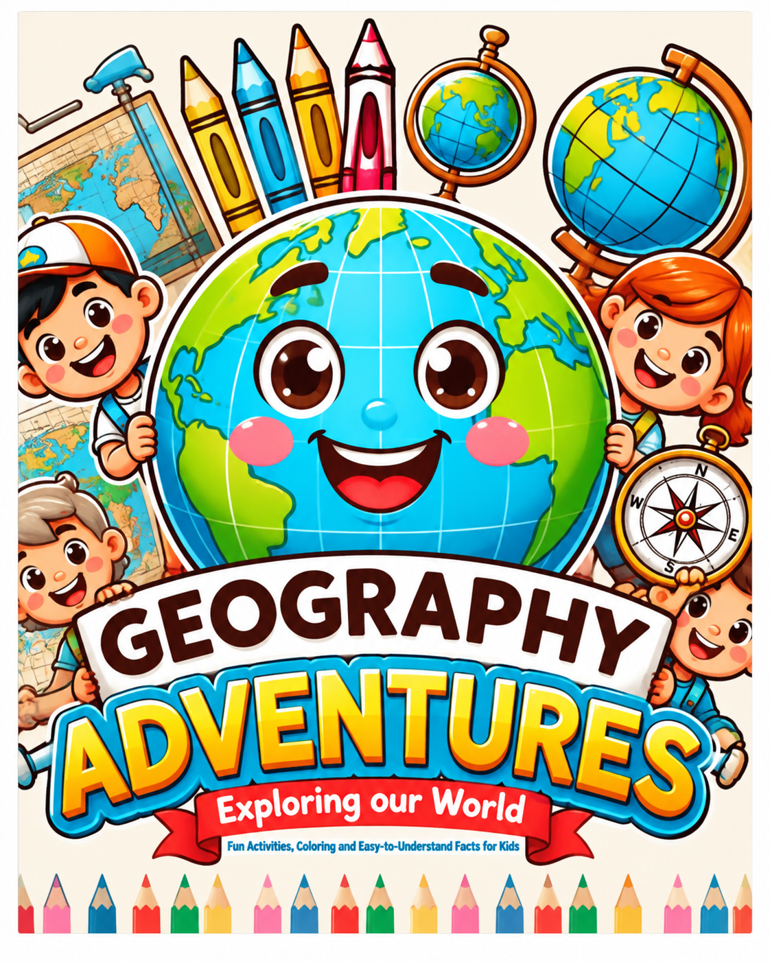 Geography Adventures: Exploring Our World | Learning & Coloring Book - Image 5