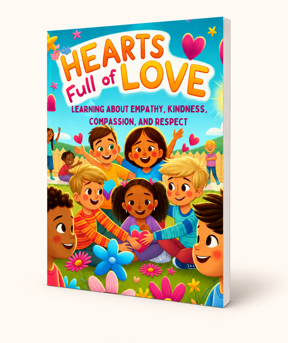 Hearts Full of Love: Learning About Empathy, Kindness, Compassion, and Respect | Learning & Coloring Book - Image 2