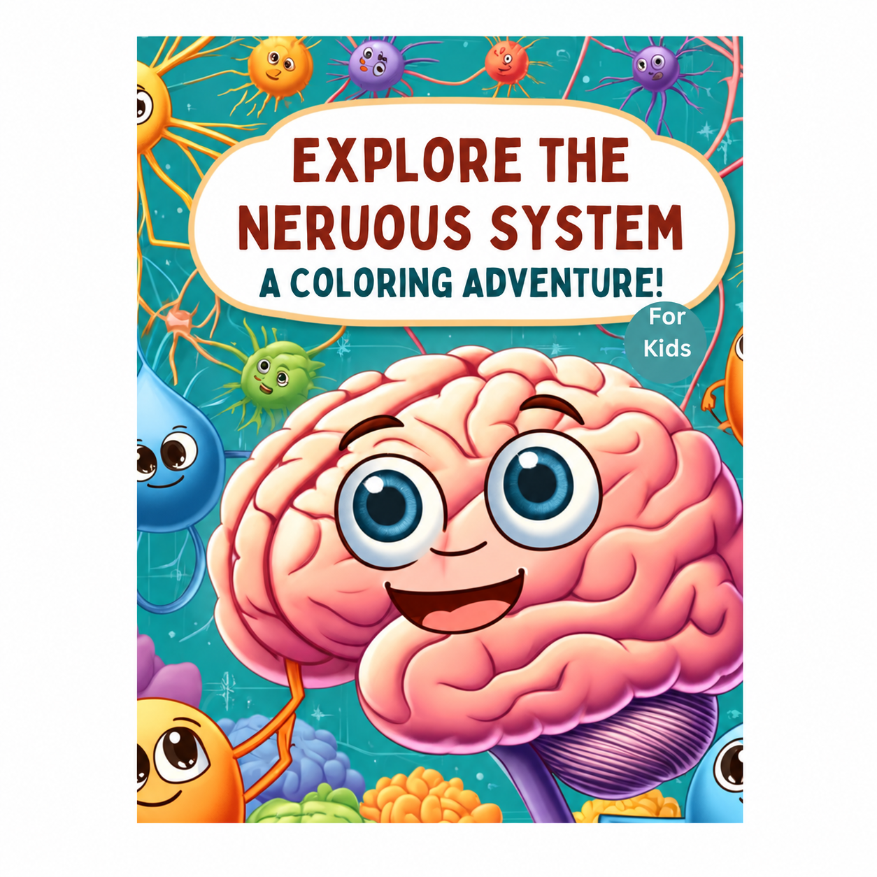 Explore the Nervous System: A Coloring Adventure | Learning & Coloring Book - Image 5